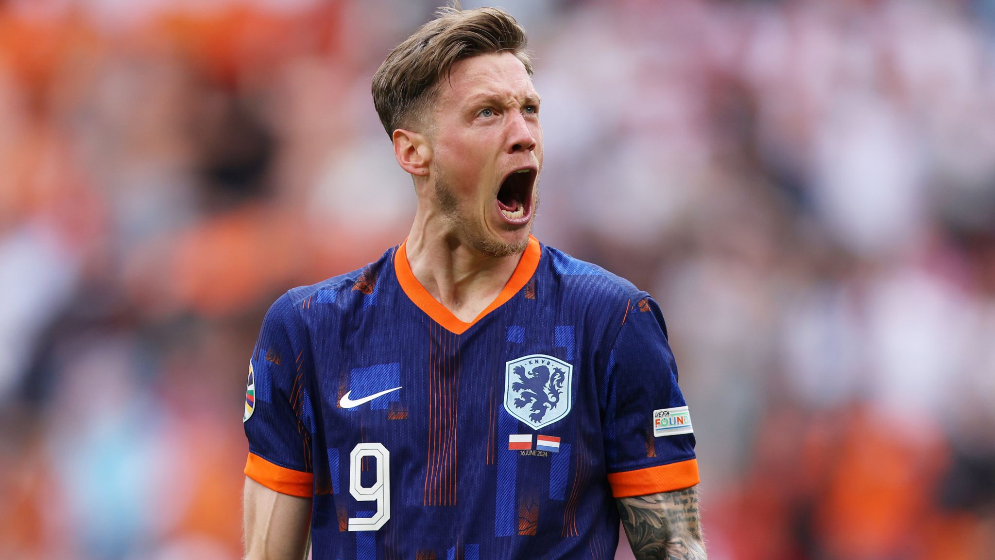 Гол Вегхорста приносит Нидерландам победу над Польшей в стартовом матче Евро 2024